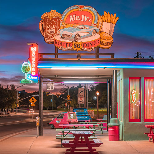 Route 66 - LA to Chicago — 500x500